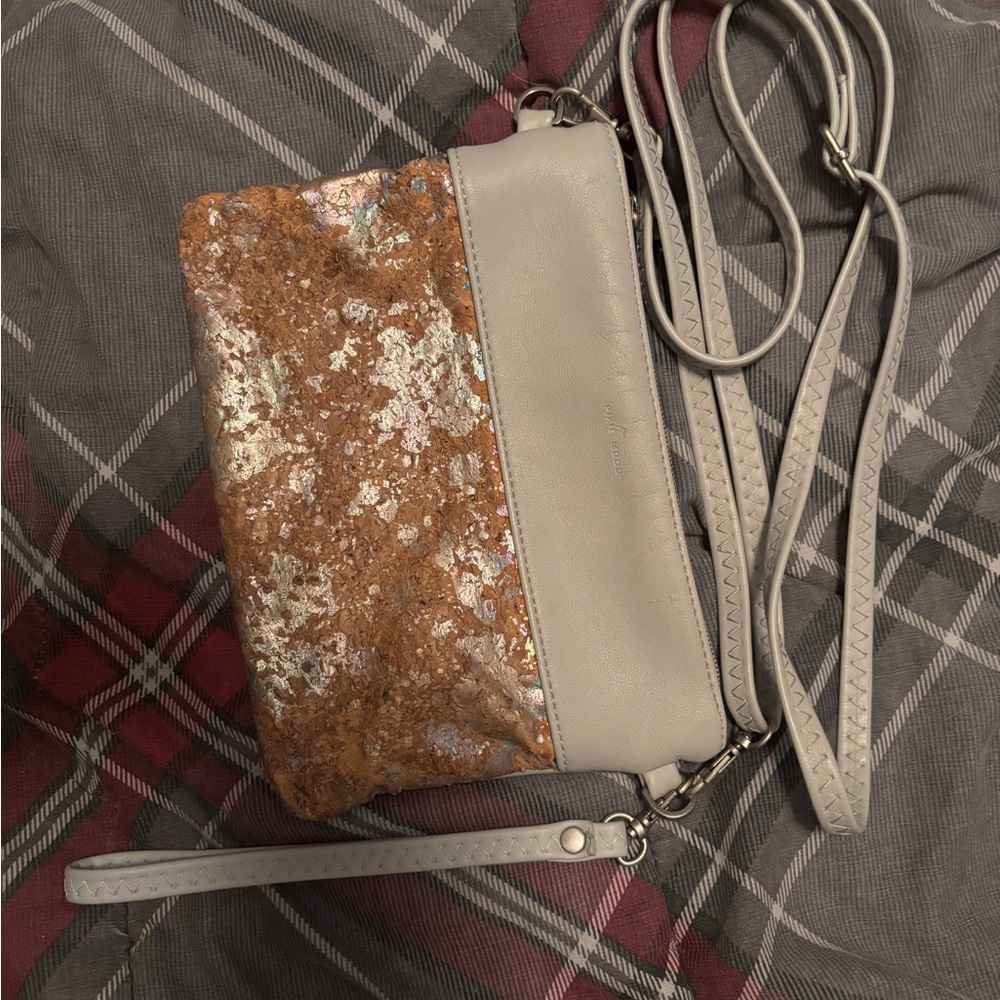 Stylish Gray and Brown Women's Bag